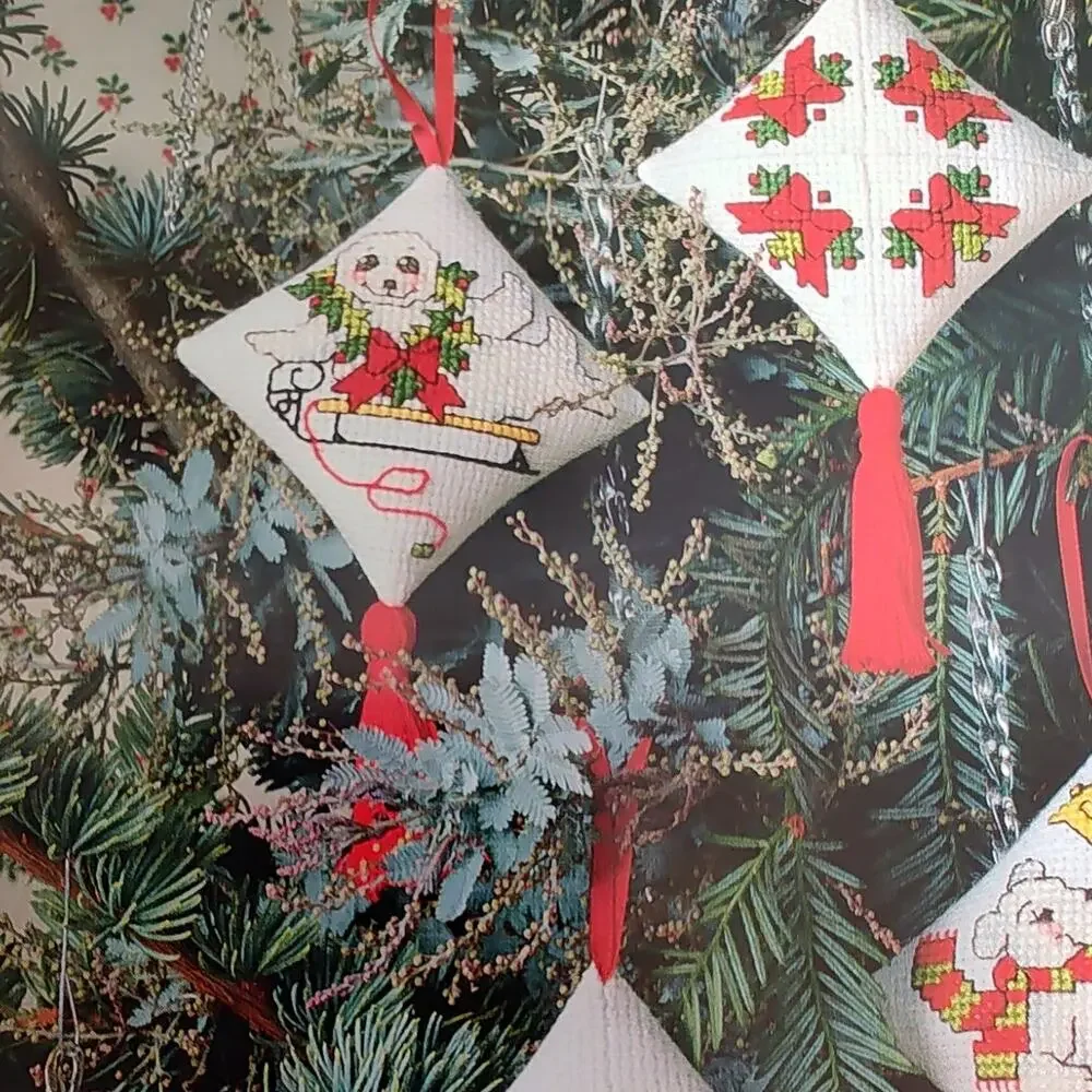 Better Homes & Gardens Polar Cap Stars Cross Stitch Patterns Bear, Penguin, Seal